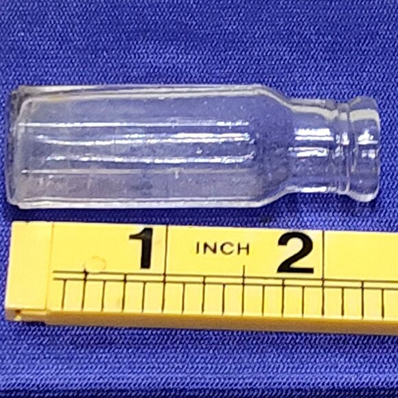 Owens Apothecary Medicine Eight-Sided Bottle Clear Circa 1900s Antique Vintage - Picture 7 of 7